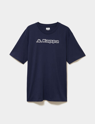 T-shirt avec manches courtes coton Kappa bleu gris homme
