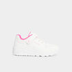 Tennis à lacets Skechers Uno blanc fille