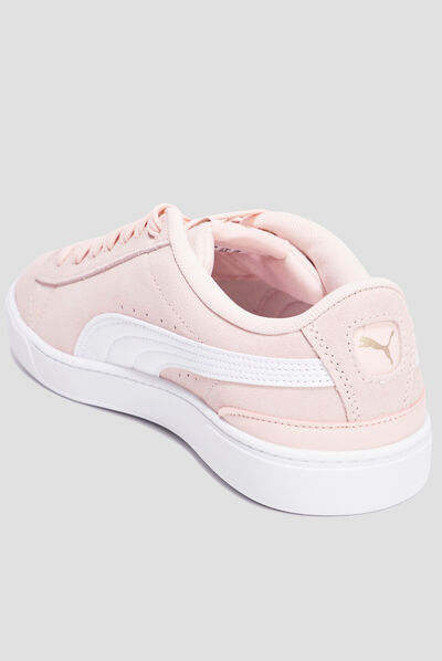 Tennis à lacets Puma Vicky rose femme