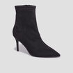 Bottines bouts pointus talons aiguilles noir femme