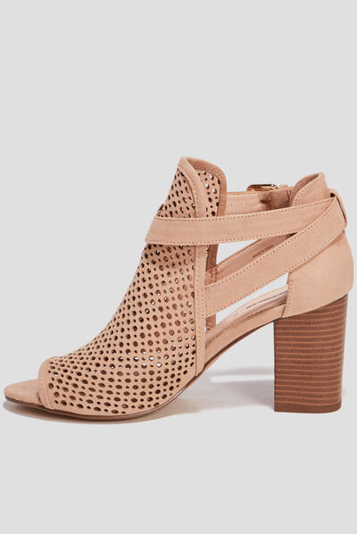 Sandales à talons sable femme