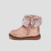 Bottines Lulu Castagnette rose bébé fille