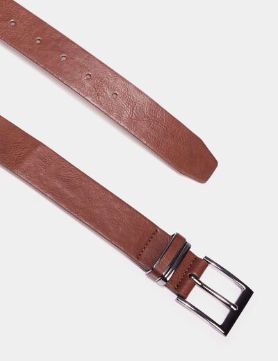 Ceinture marron cognac homme