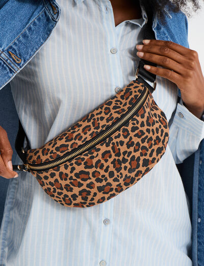 Sac banane sable femme