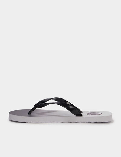 Tongs noir homme