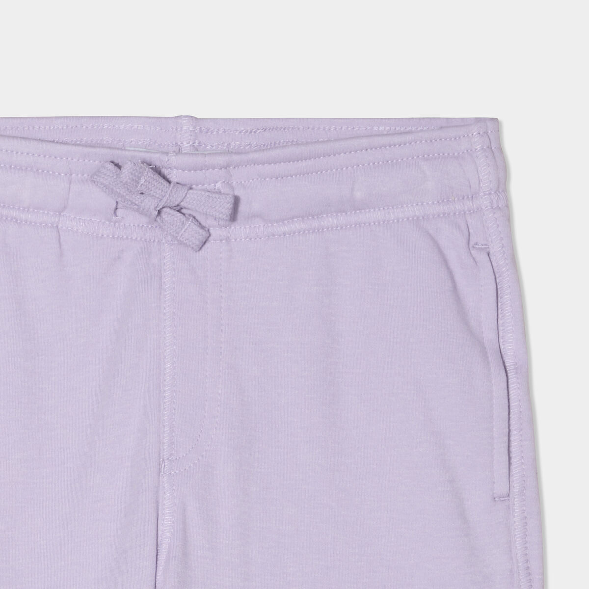 Short jogging droit taille &eacute;lastiqu&eacute;e mauve gar&ccedil;on