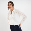 Chemise broderie anglaise coton ecru femme