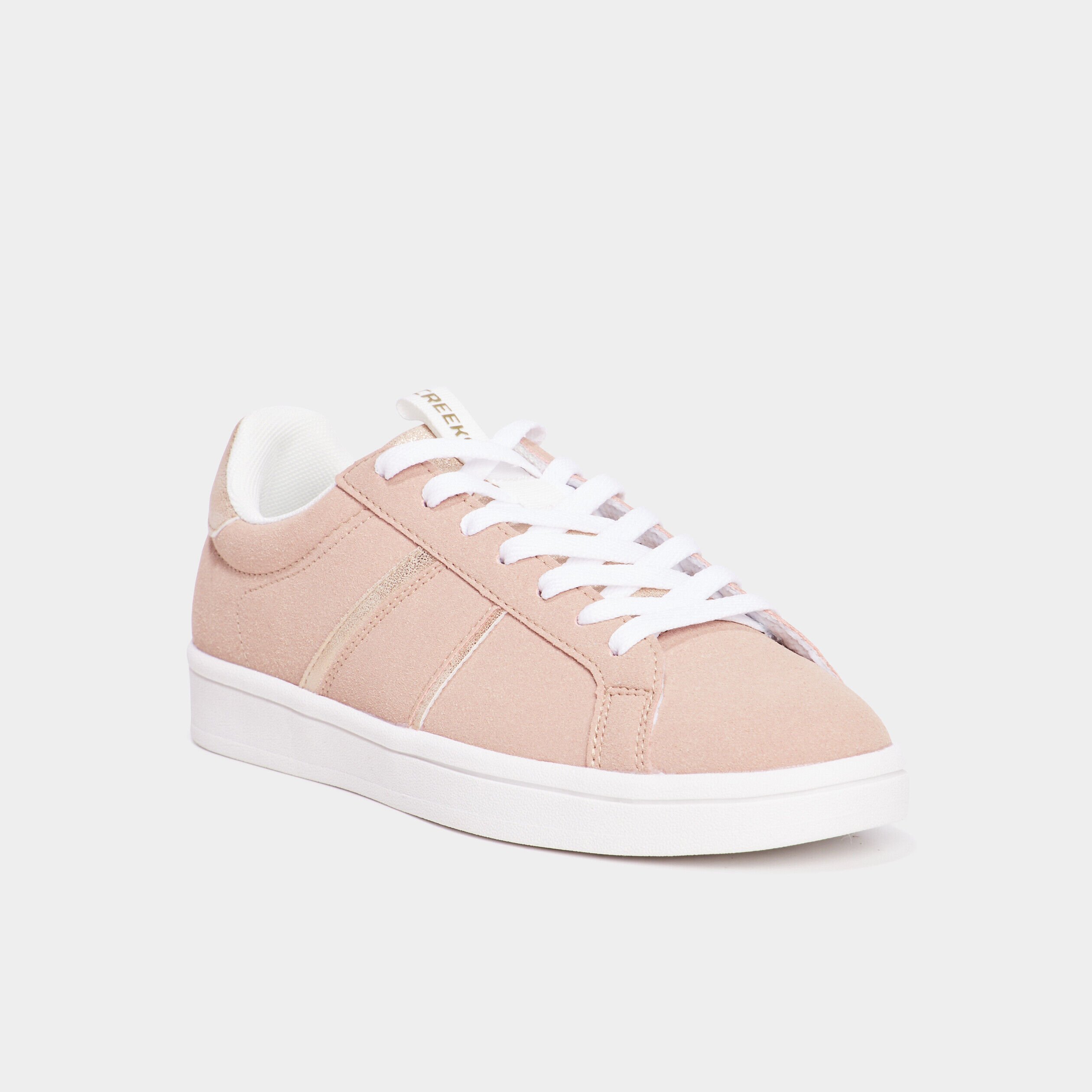 Tennis basses à lacets Creeks rose femme CREEKS