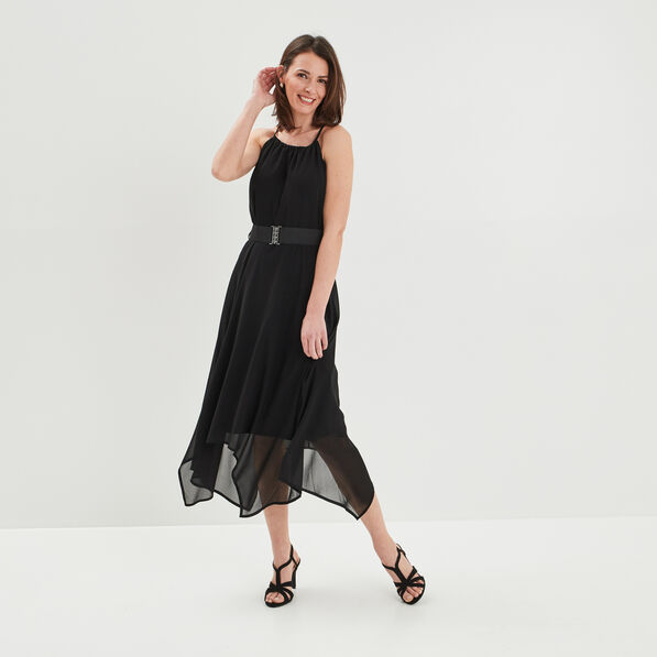 robe longue patineuse noir femme Robe longue patineuse noir femme