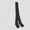 Lot 2 collants multicolore bébé fille