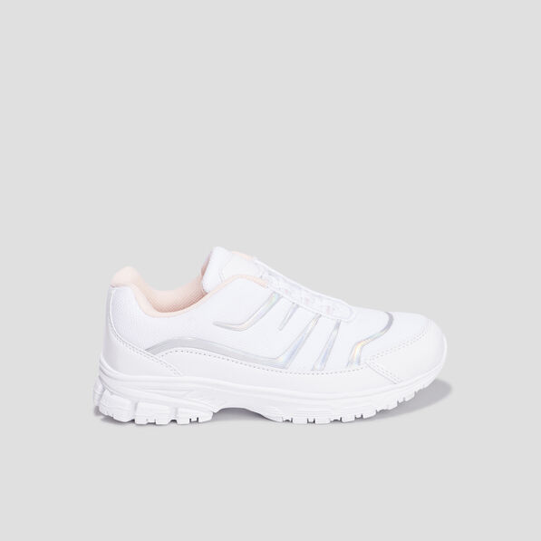 Baskets running Liberto blanc fille