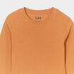 T-shirt manches longues marron cognac garçon