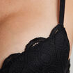 Soutien-gorge corbeille paddé dentelle noir femme