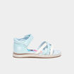 Sandales multibrides Reine des neiges bleu fille