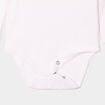 Lot 5 bodies US coton manches longues gris clair bébé