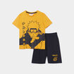Ensemble pyjama short Naruto jaune moutarde garçon