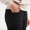 Pantalon slim taille standard noir femme