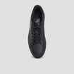 Tennis à lacets en cuir Puma Smash noir homme