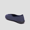 Chaussons ballerines bleu femme