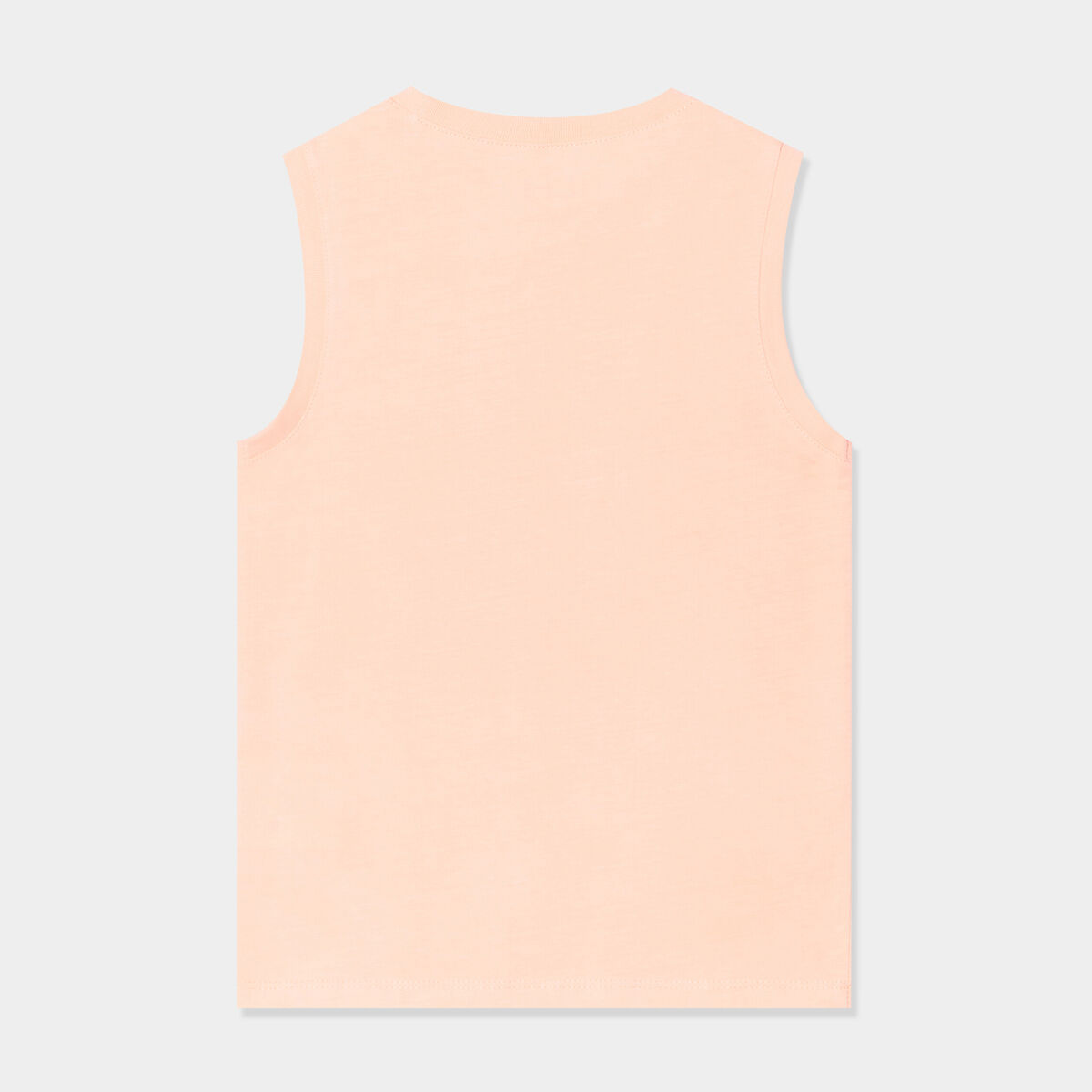 Lot de 2 débardeurs col rond en coton orange fluo garçon
