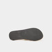 Tongs de plage détails tressés sable femme