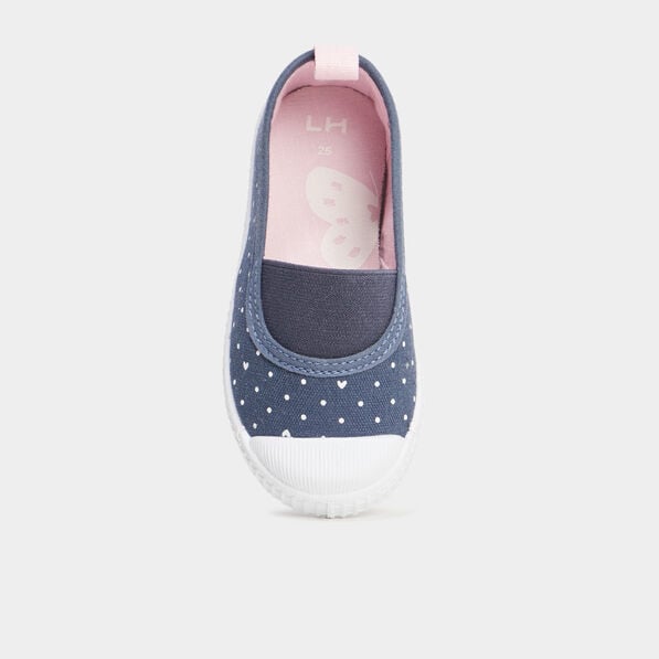 ballerines en toile bleu marine fille Ballerines en toile bleu marine fille