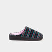 Chaussons mules lavables Isotoner vert turquoise femme