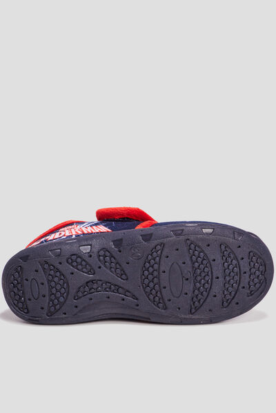 Chaussons montants Spider-Man bleu garçon
