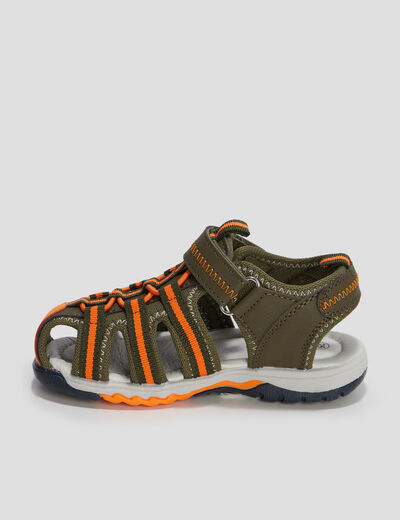 Sandales Trappeur vert garçon