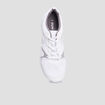 Baskets running à lacets blanc homme