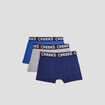 Lot 3 boxers coton Creeks bleu homme