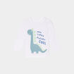 T-shirt manches longues coton blanc bébé garçon