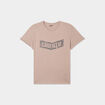 T-shirt manches courtes coton d&eacute;lav&eacute; marron homme
