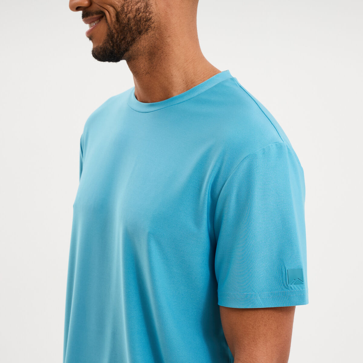 T-shirt confort respirant bleu clair homme
