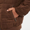 Blouson aspect su&eacute;dine zipp&eacute; Liberto marron homme