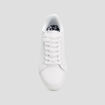 Tennis &agrave; lacets blanc femme