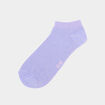 Lot 5 paires chaussettes c&ocirc;tel&eacute;es multicolore femme