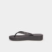 Tongs plateformes Ipanema noir femme