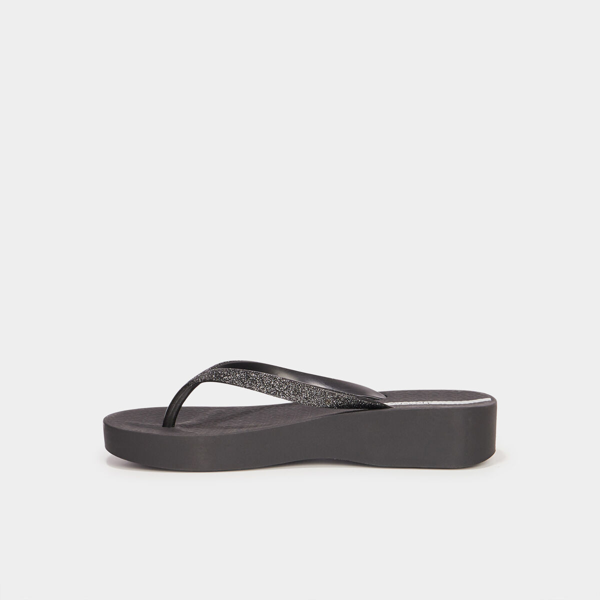 Tongs plateformes Ipanema noir femme