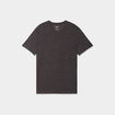T-shirt droit col V gris foncé homme