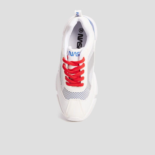 runnings nasa blanc femme Runnings NASA blanc femme