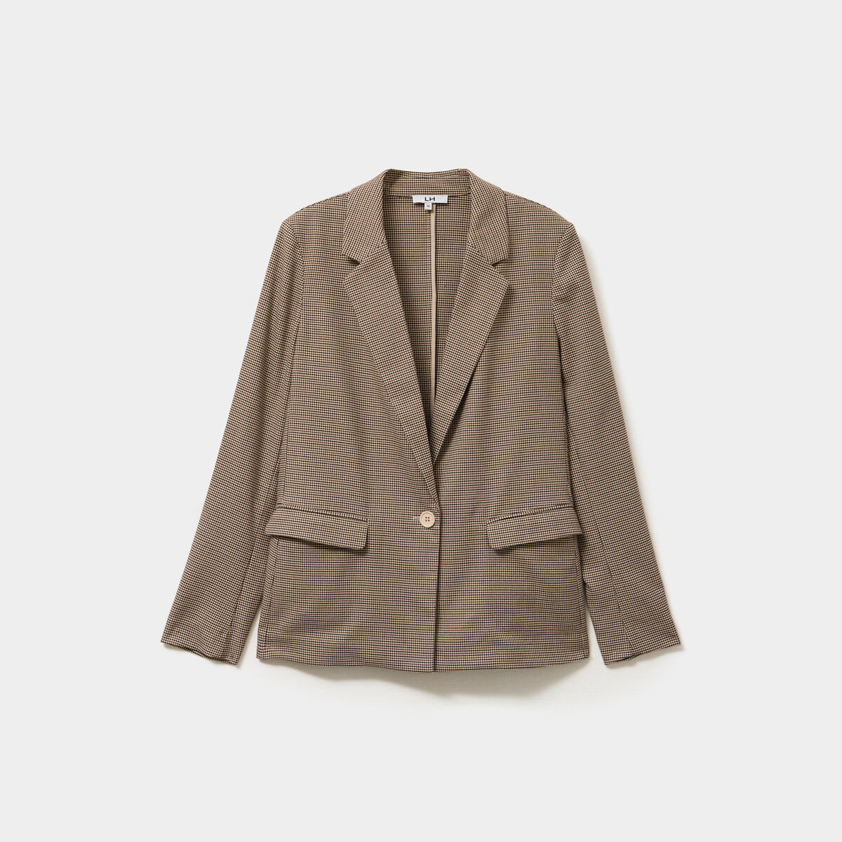 Veste blazer 2 poches marron femme