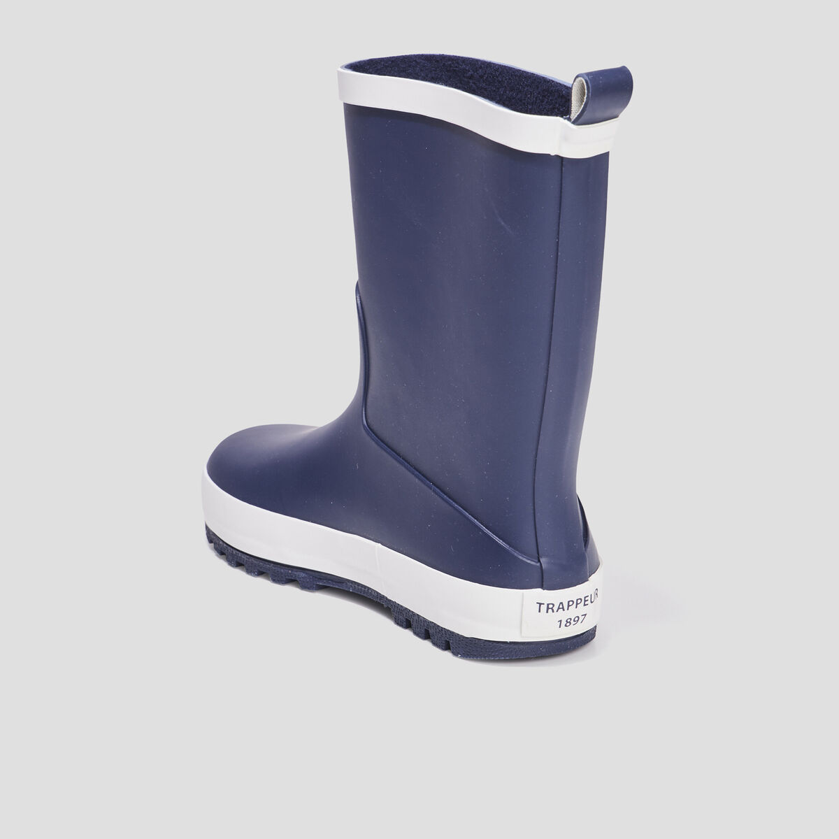Bottes de pluie Trappeur bleu marine garçon