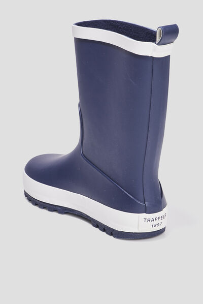 Bottes de pluie Trappeur bleu marine garçon