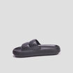 Mules compensées matelassés Wamea Beach noir femme