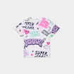 T-shirt manches courtes coton Stitch multicolore fille