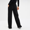 Pantalon de jogging large noir femme