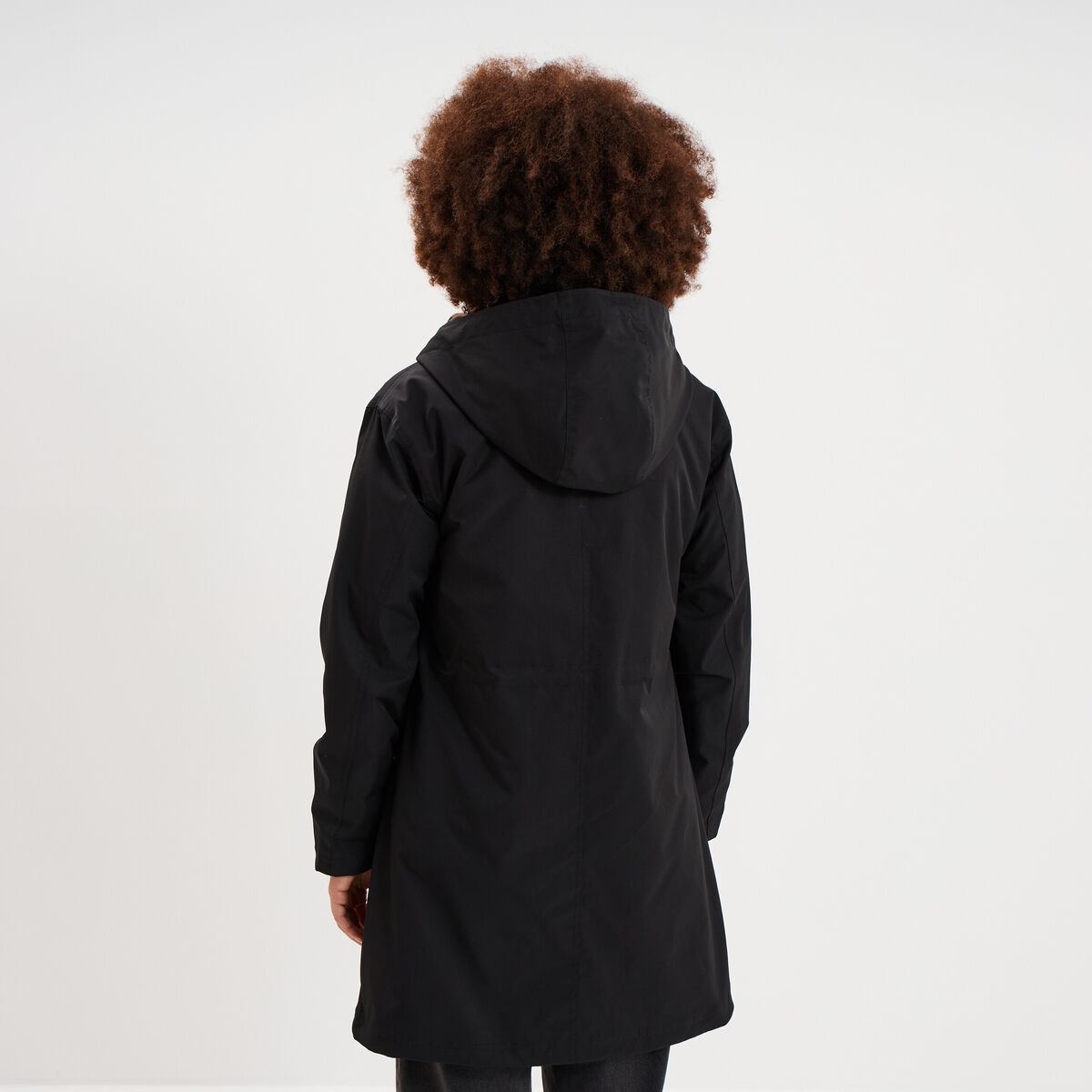 Parka 3-en-1 avec capuche amovible noir femme