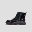 Bottines vernies zipp&eacute;es Liberto noir fille
