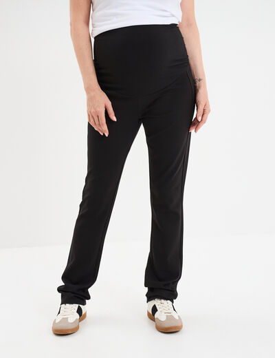 Pantalon maternit&eacute; confort stretch noir femme maternit&eacute;